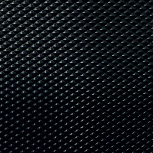 Antislipmat geruit, kleur zwart, 474 x 2000 mm
