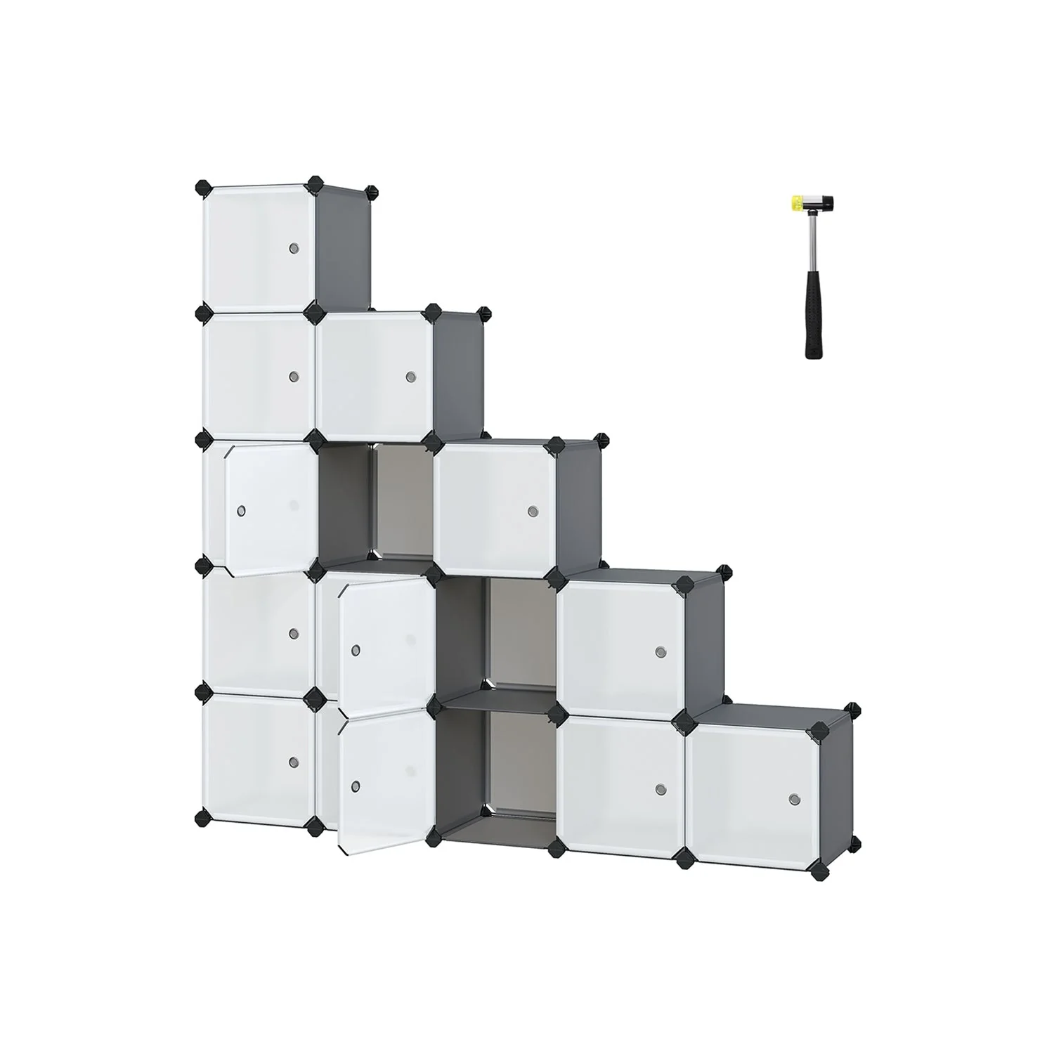 Kubuskast – Modulaire opbergoplossing – Grijs