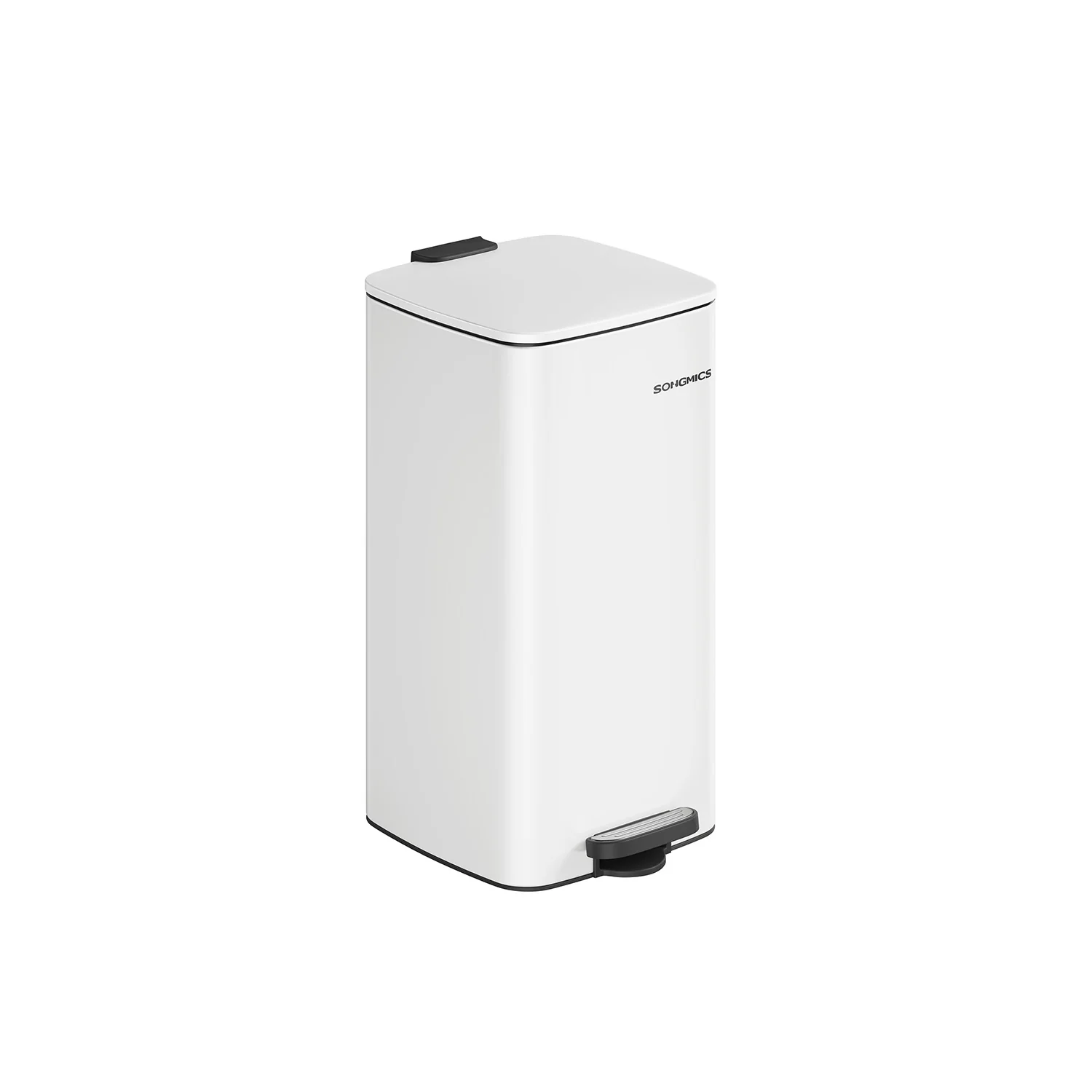 Prullenbak 30 Liter – Compact Rechthoekig Ontwerp – Met Binnenemmer – Antislipbodem