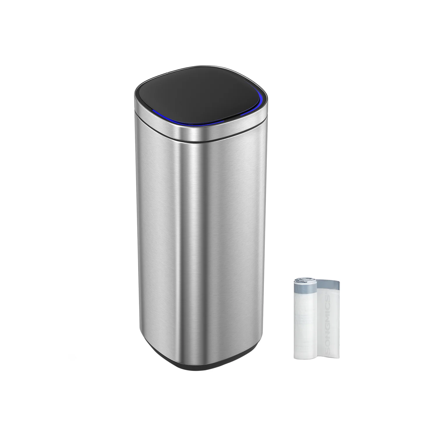 Prullenbak met bewegingssensor – 50 L – 30 x 30 x 74,6 cm – Ozonfunctie voor geurverwijdering