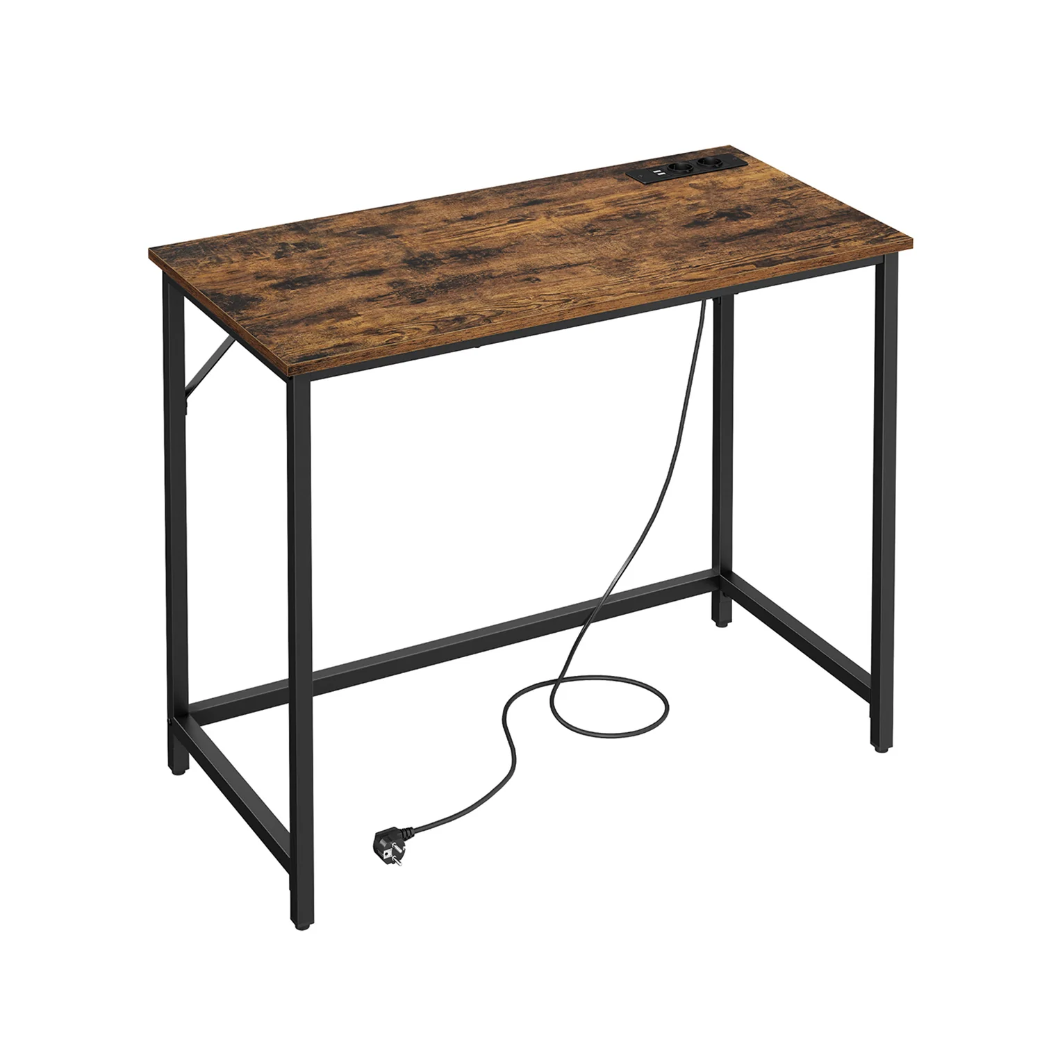 Bureau – 50 x 100 cm – Ingebouwde LED-verlichting – 20 kleuren – 2× USB – 2× stopcontacten