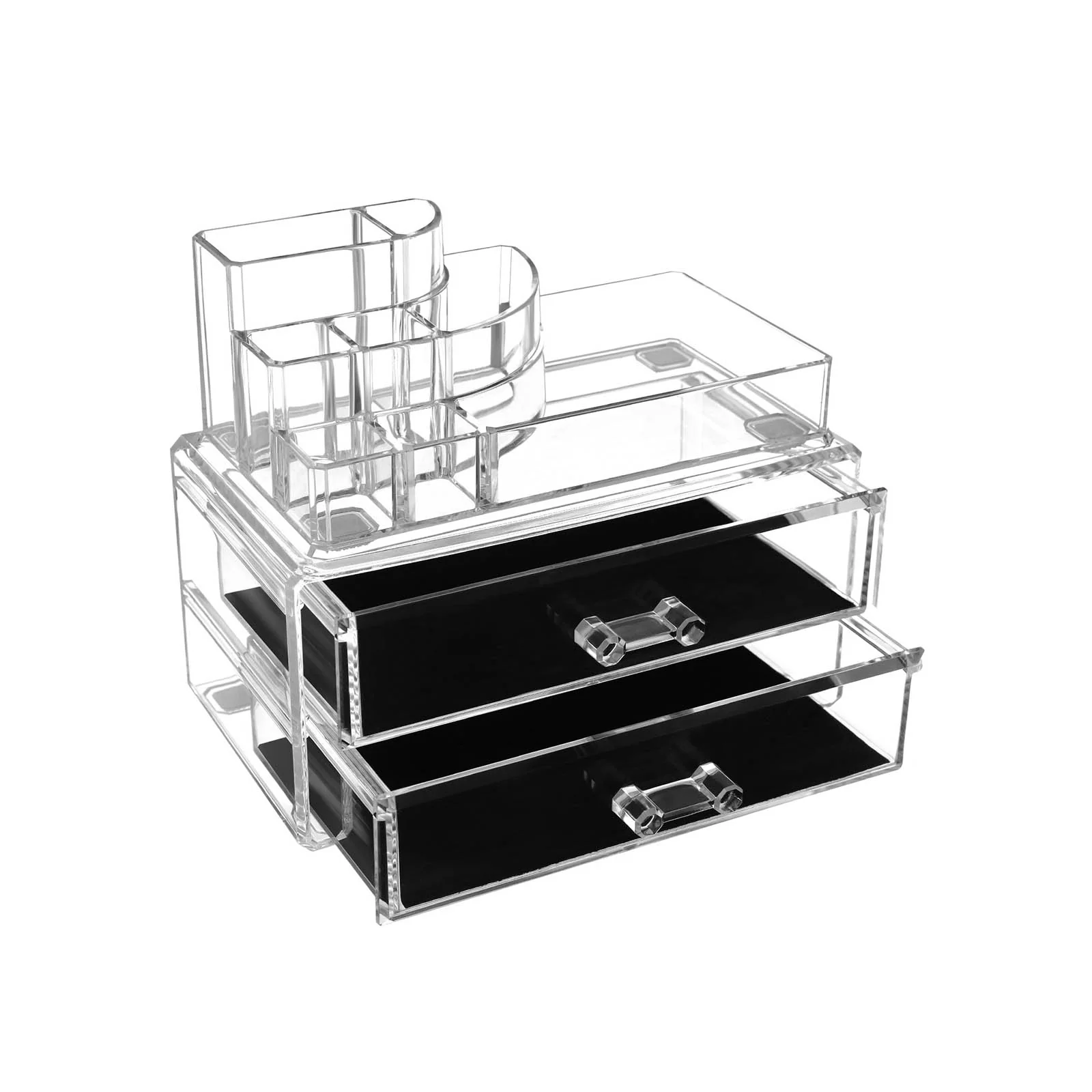 Make-up organizer – compact en stijlvol – transparant