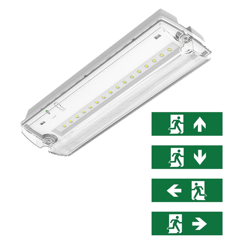 Noodverlichting Pan – 3W – IP65  ( Inclusief Pictogrammen  )