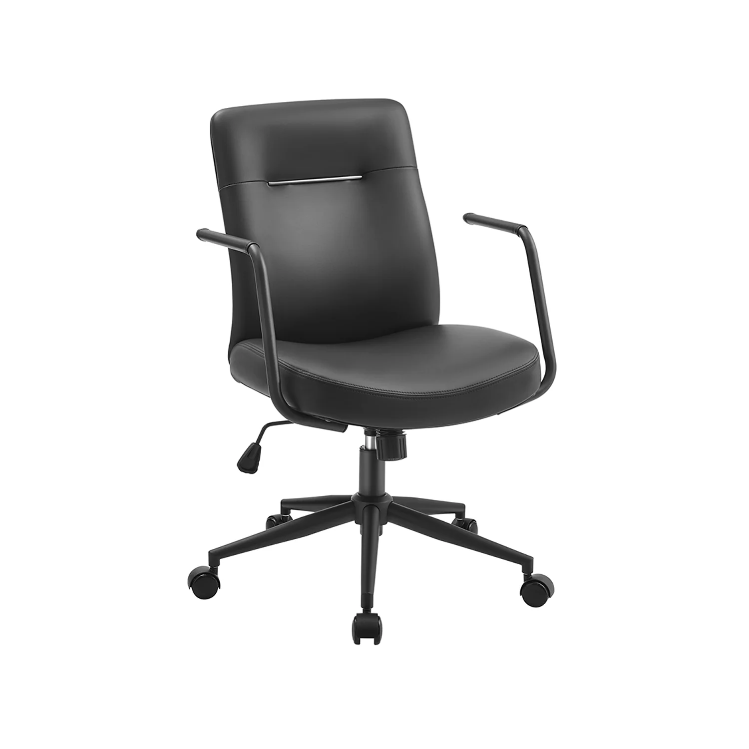 Ergonomische Bureaustoel – Inktzwart – 360° draaifunctie – Max. 150 kg