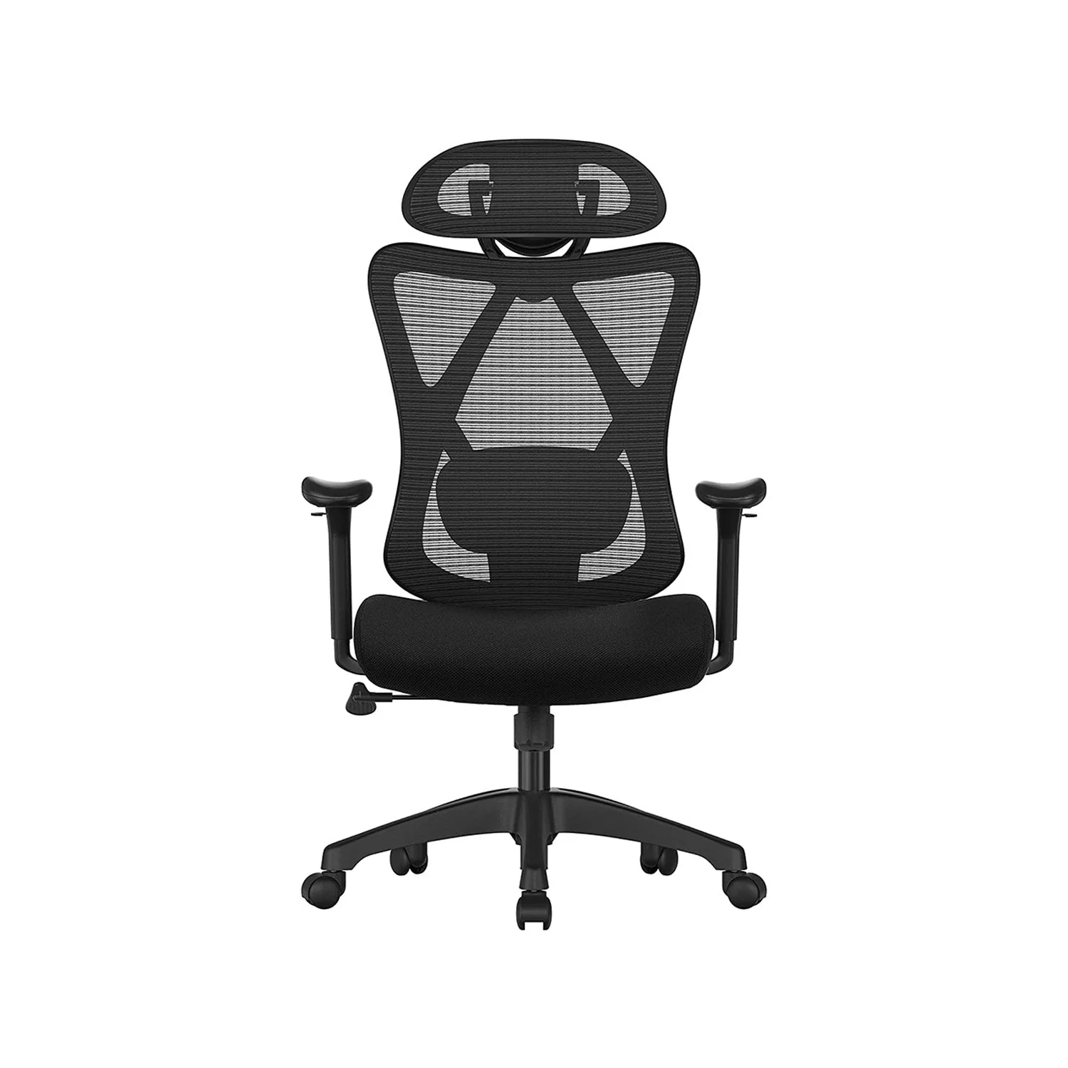 Bureaustoel – Ergonomisch U-vormig kussen – Met verstelbare rugleuning – 360° roteerfunctie