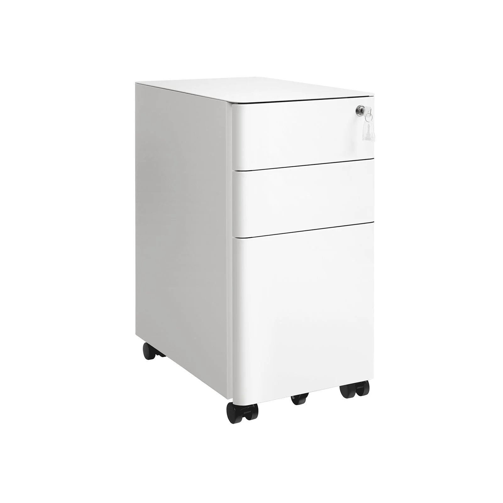 Archiefkast 30 x 46 x 59,2 cm – 3 lades – Met wielen – Tot 20 kg draagvermogen