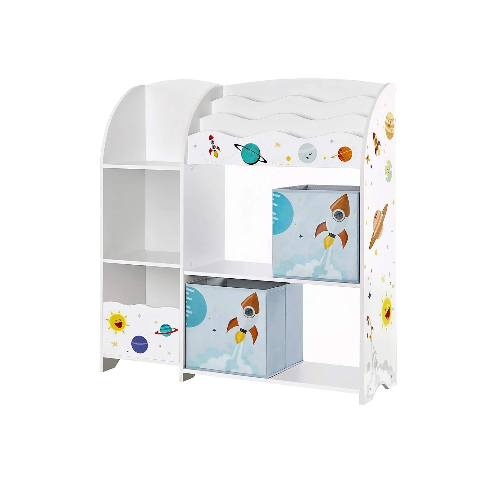 Kinderkamerkast – Speelgoed en boekenopslag – Wit