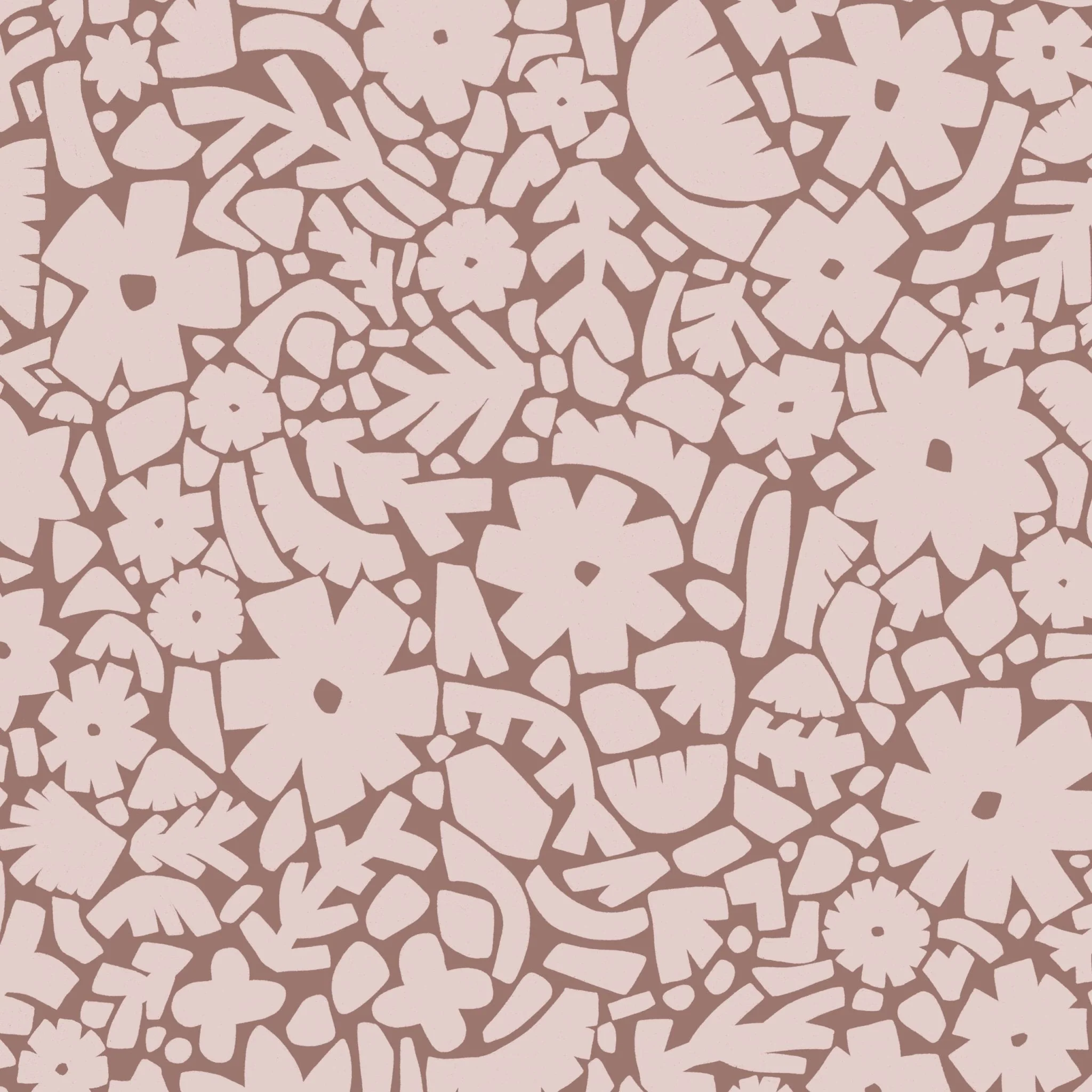 Behang Meet Me at the Wall – Flowerfield Warm Taupe  – Naturel Noord 320cm