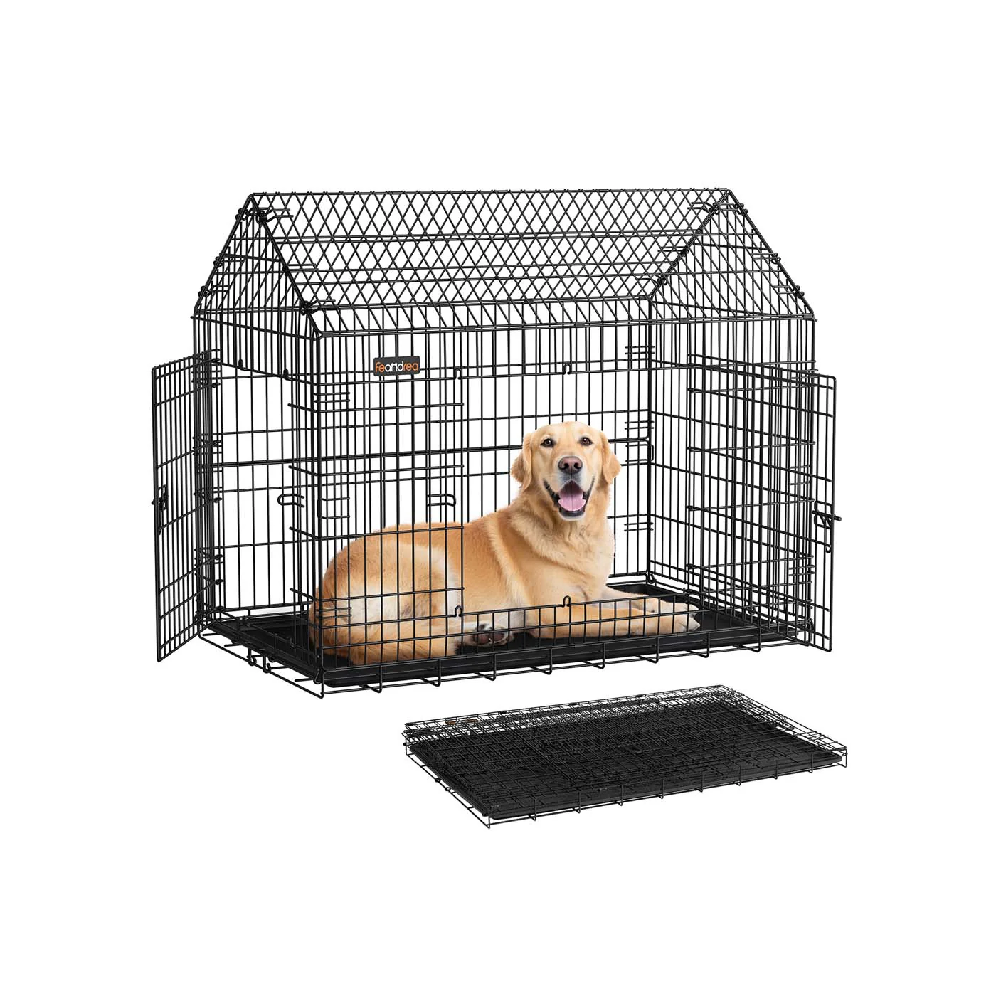 Hondenkooi – Opvouwbaar – Dubbele Deur – Voor Grote Honden