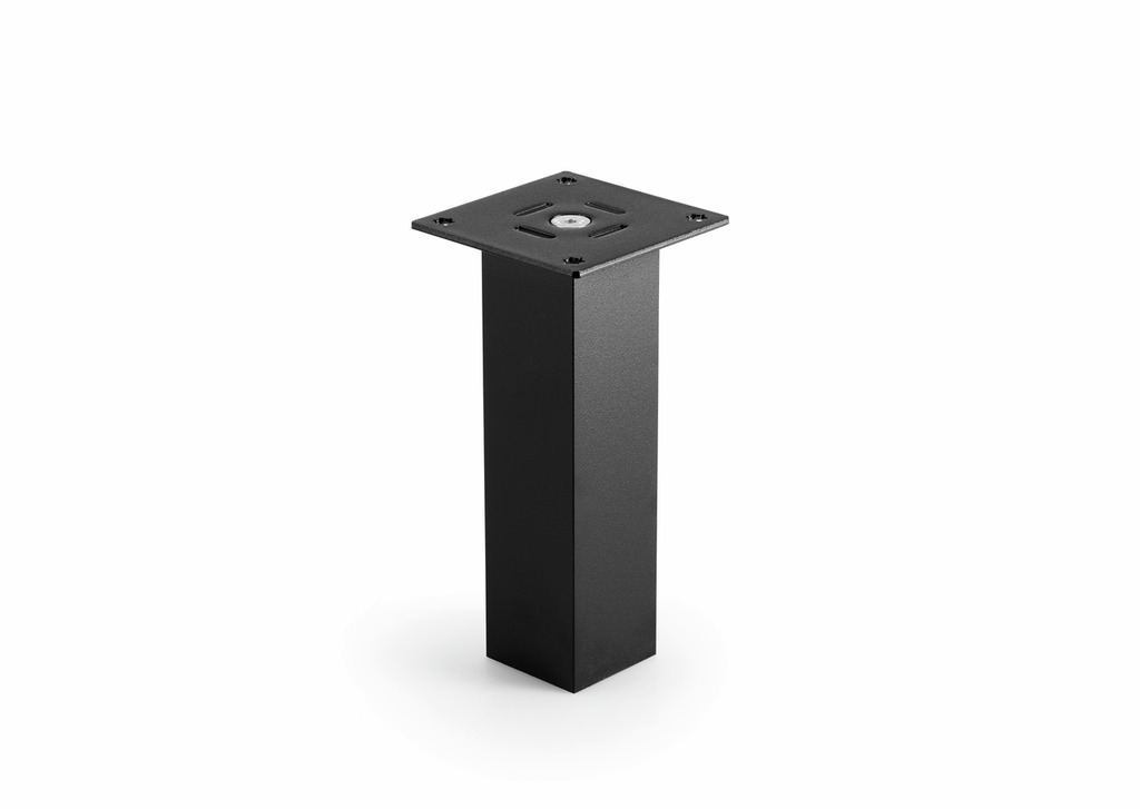 Kreta 2 recht, Console, mat zwart, H 170 mm