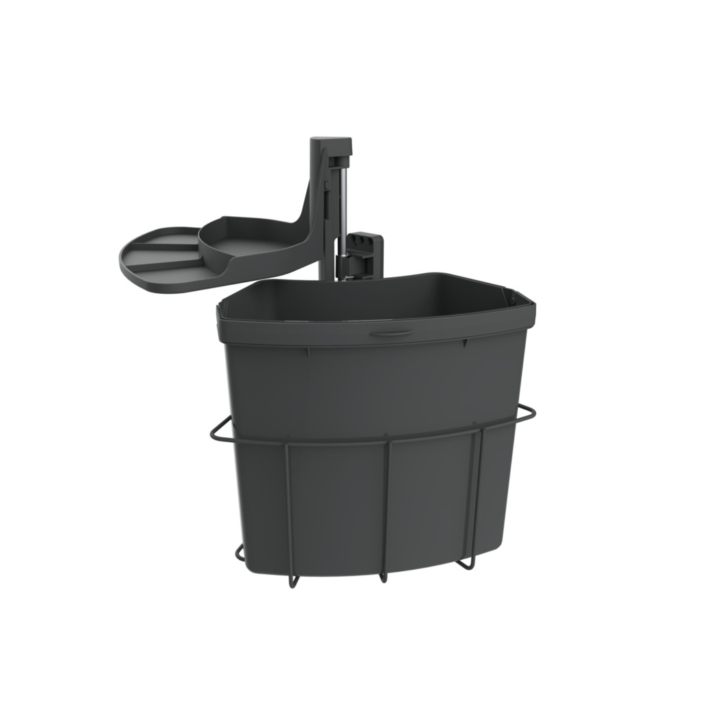 Cabbi® junior 1, Systeem voor afvalinzameling, antraciet
