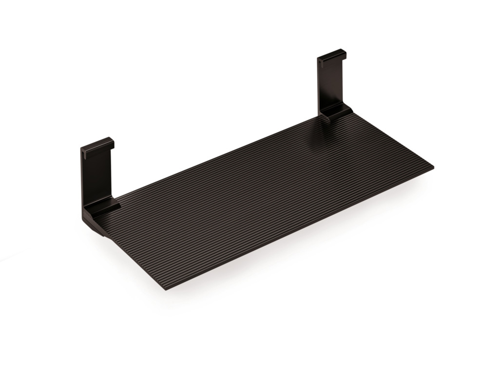 Alto legbord smal , Relingsysteem, zwart mat