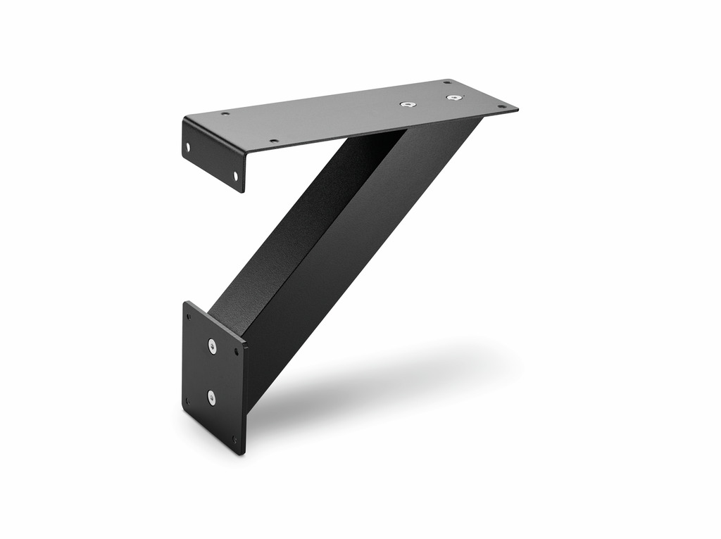 Kreta 3 schuin, Console, zwart mat, H 235 mm