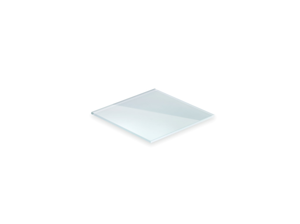 Cubo glasplaat, Reksysteem, 300 mm breedte, 262 x 262 mm (B x D)