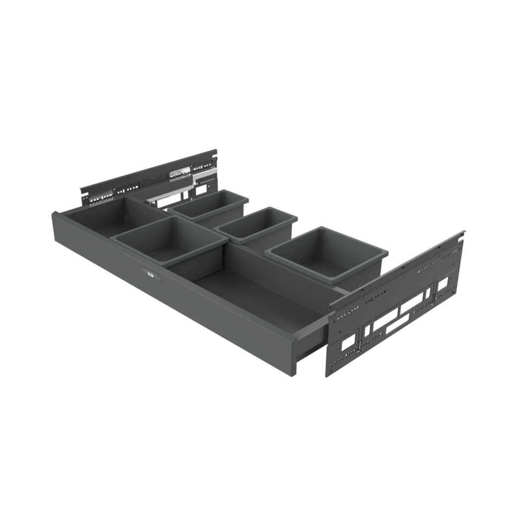 Cox Base-Board® 900, Schuiflade, antraciet