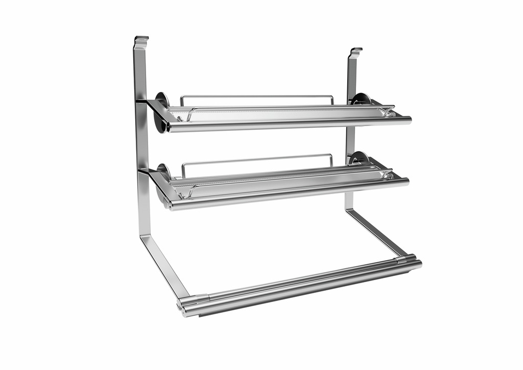 Linero Style Rollenhalter, Relingsysteem, roestvrij staalkleurig