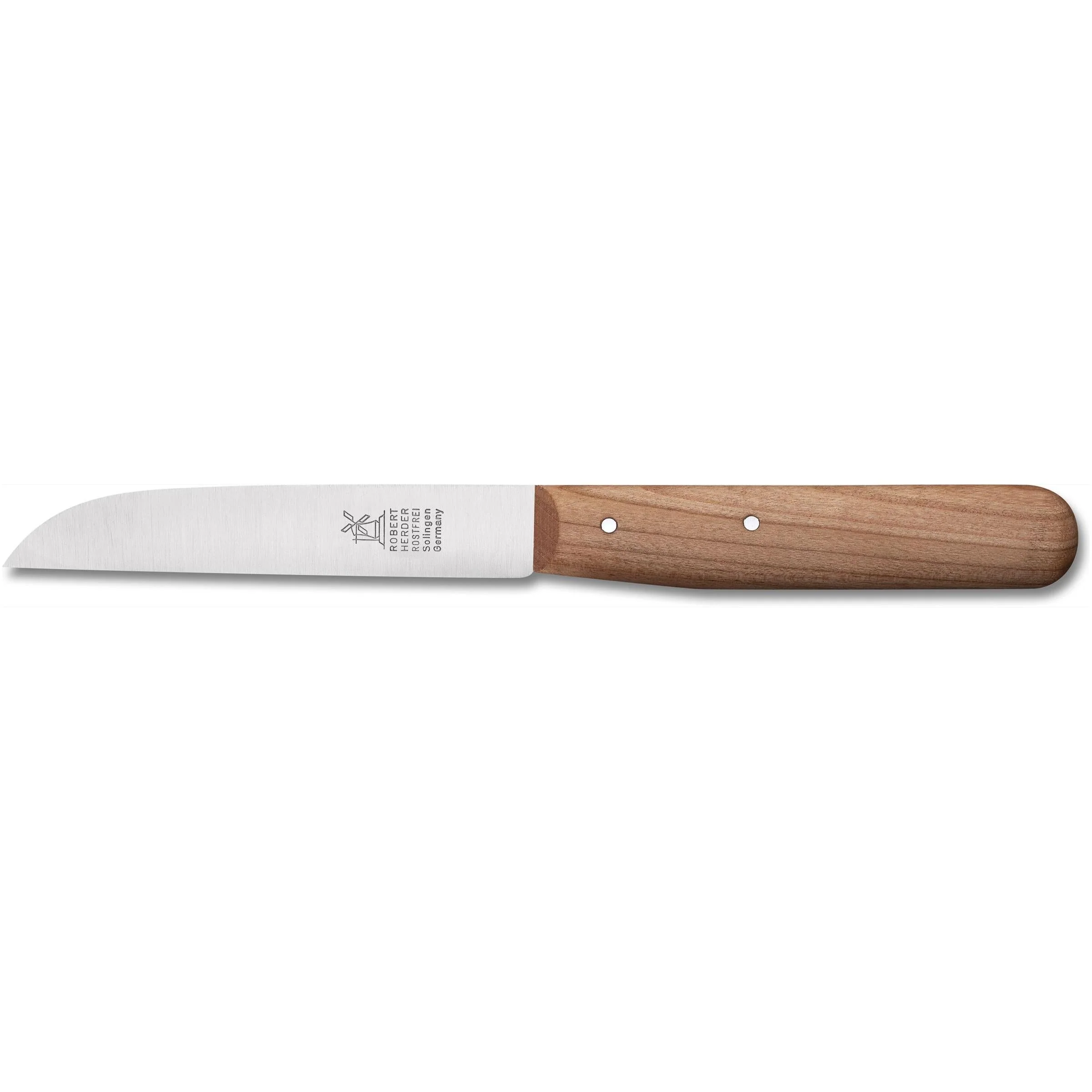 ROBERT HERDER aardappel- schilmesje Klassiek RVS lemmet kersenhouten heft lengte 21cm ROBERT HERDER aardappel- schilmesje Klassiek RVS lemmet kersenhouten heft lengte 21cm