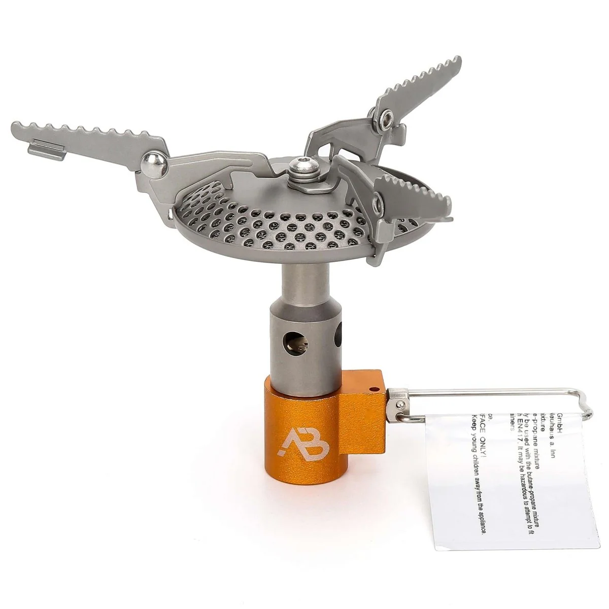 A.Blochl AB-16 camping gasbrander lichtgewicht titanium trekking wandelkachel nieuw