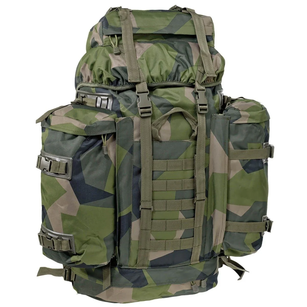 A.Blochl BW Mountain Hiking Camping Backpack Outdoor Rucksack Grote M90 ​​Camo Nieuw
