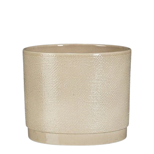 Selected by | Pot Maxim rond beige jute 17cm