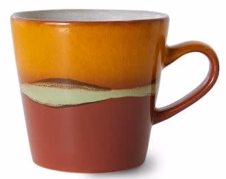 HK Living | 70’s servies americanokopje Clay