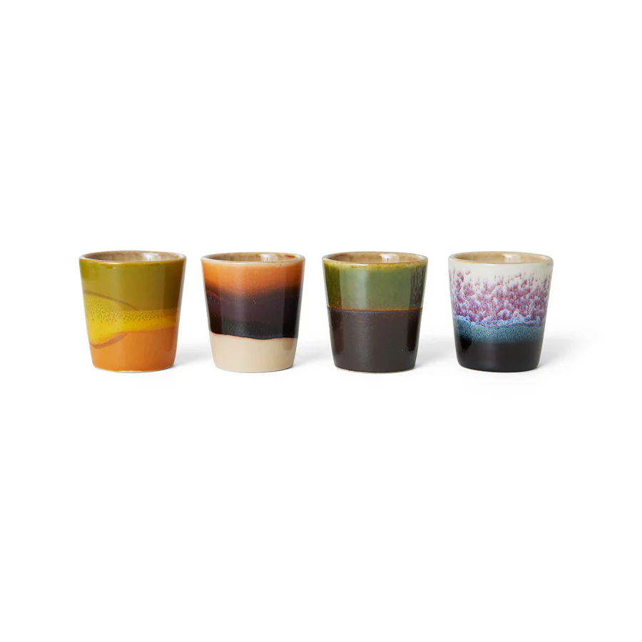 HK Living | 70’s servies Eierdopjes Island set4