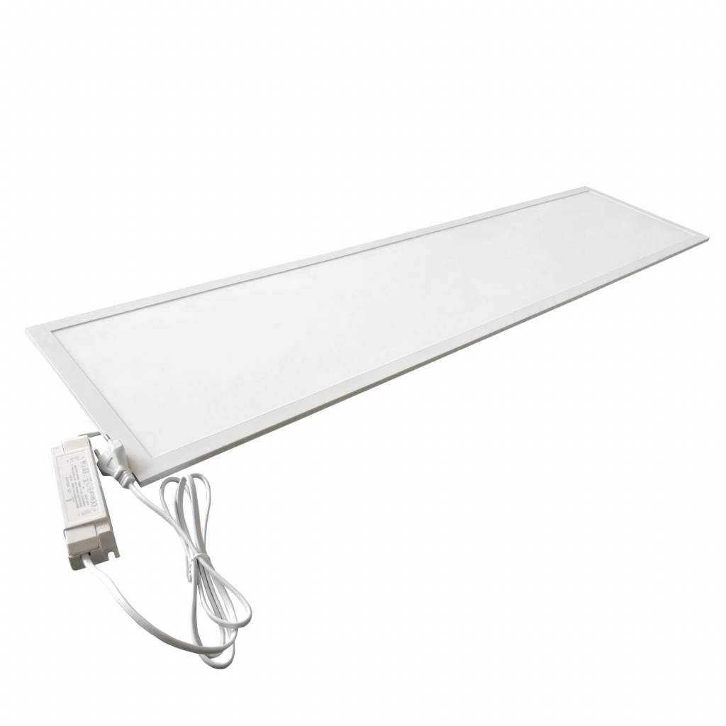 LED paneel 120x30cm – 4000K 840 – 40W 4600lm – Flikkervrij UGR <22 – 5 jaar garantie