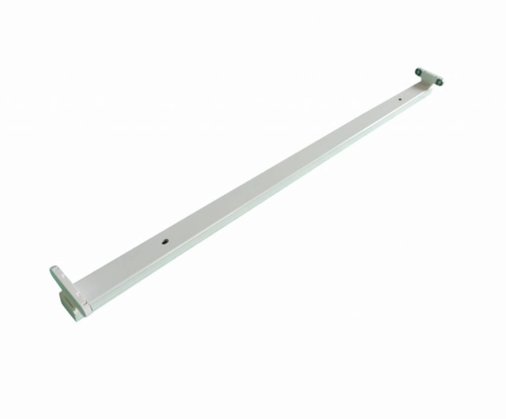 LED TL‑armatuur 120 cm – 2× T8 buis – aluminium wit – IP20 – 8433325289102