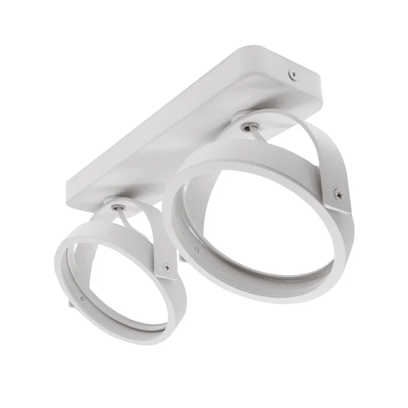 LED AR111 Opbouwarmatuur | Wit | Dubbel  | exclusief AR111 spot