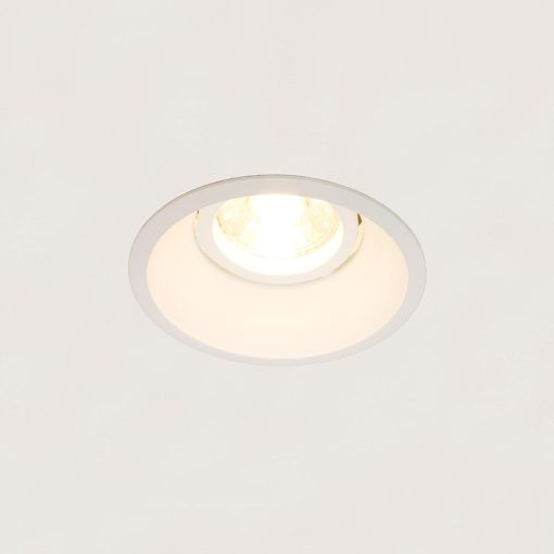 Candice witte GU10 inbouwspot rond