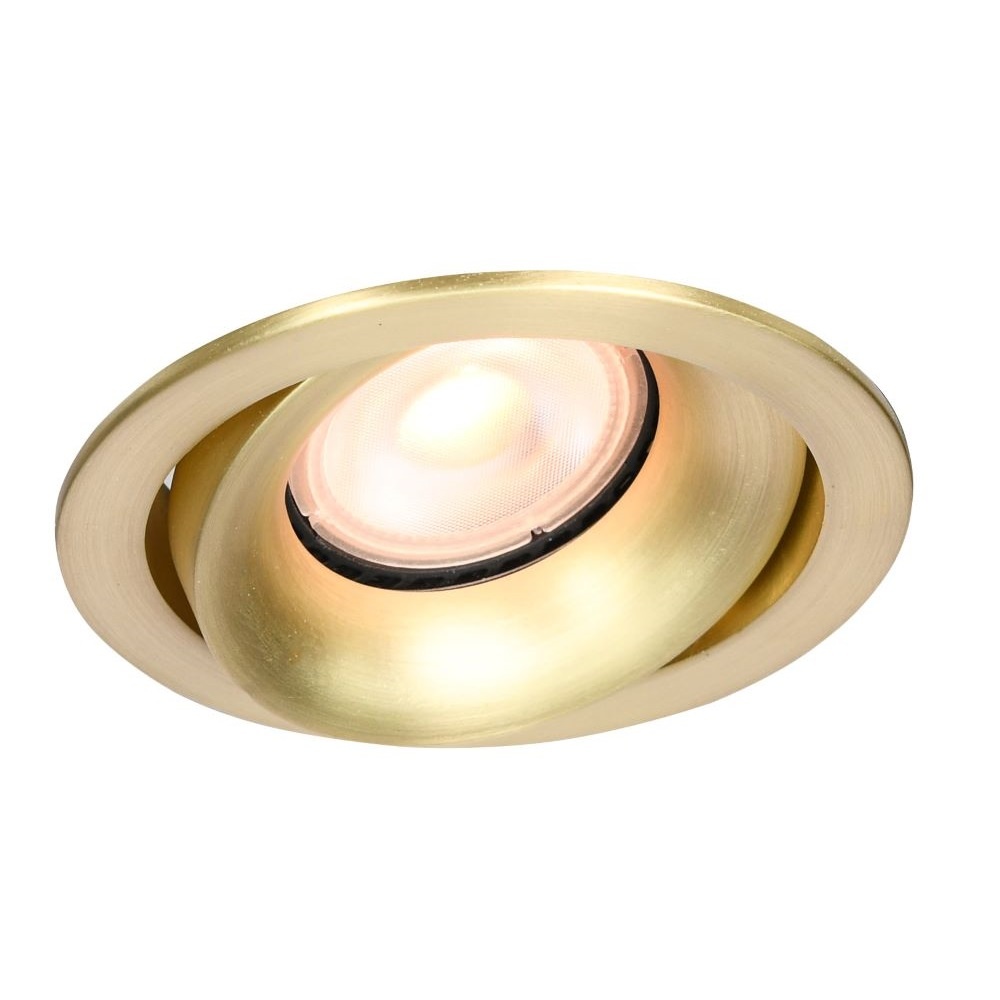 GU10 LED Inbouwspot Alice – Zaagmaat 83mm – Buitenmaat 90mm – Goud