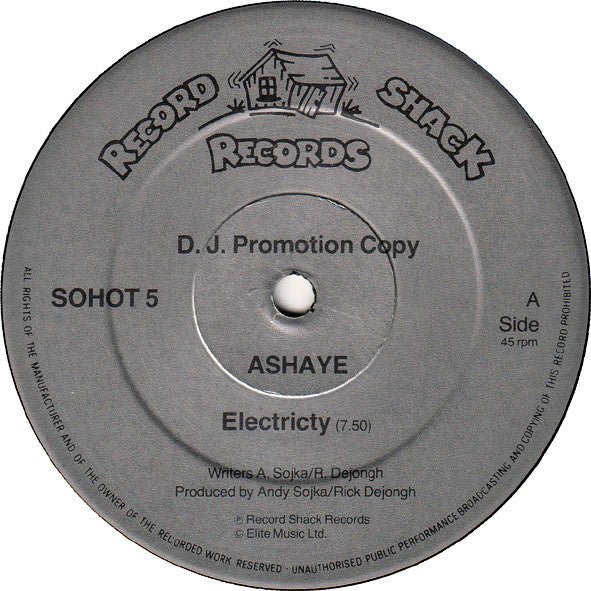 Ashaye – Electricity (12″ Single) T60