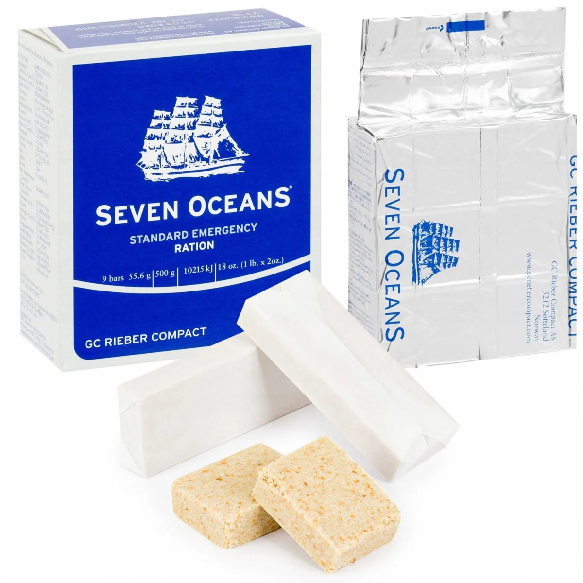 BCB Seven oceans koekje noodvoedselrantsoen maaltijd survival wandelen prepper 2st