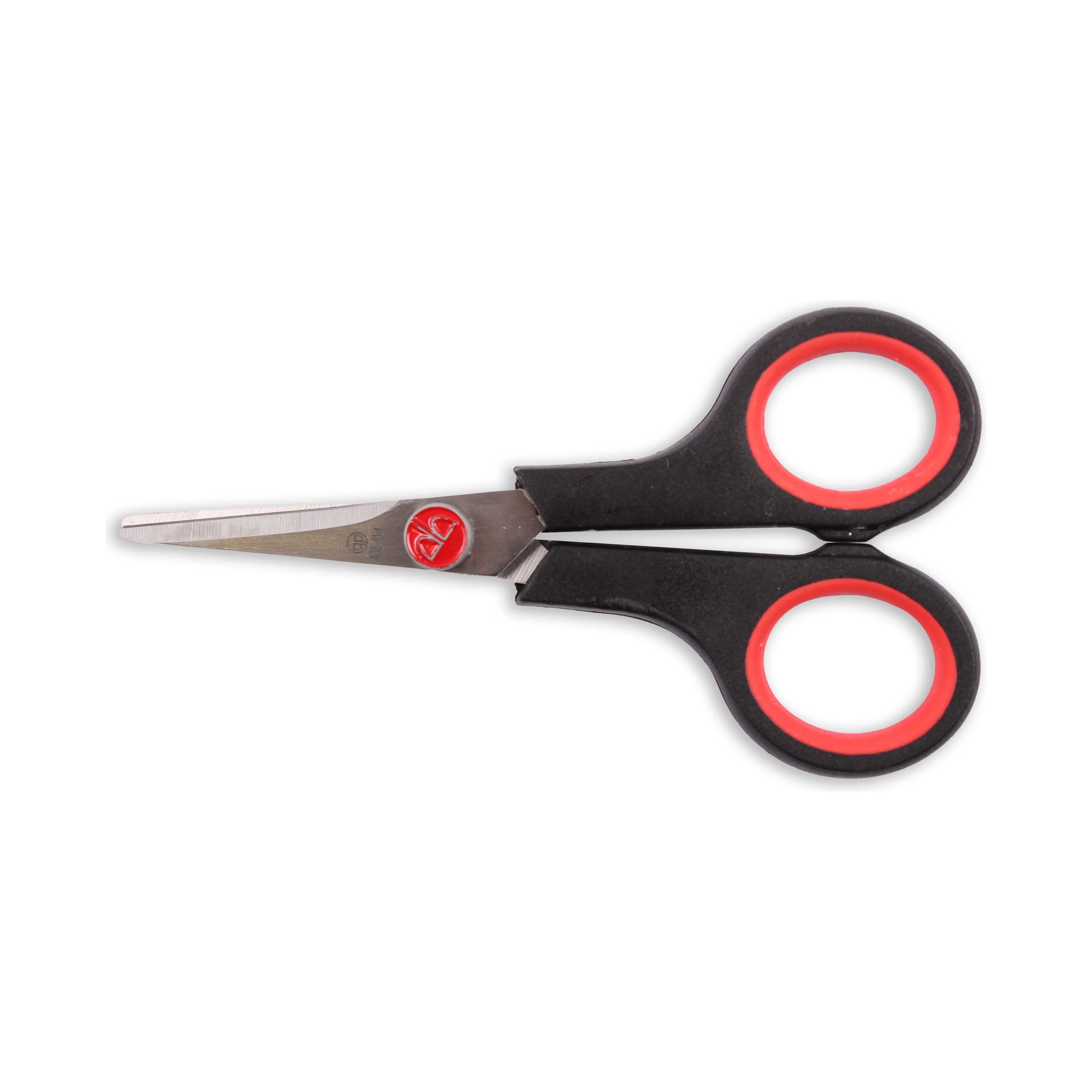 BEXFIELD Borduurschaar 11cm roestvrijstaal lemmet kunststof zwarte greep met rode ringen