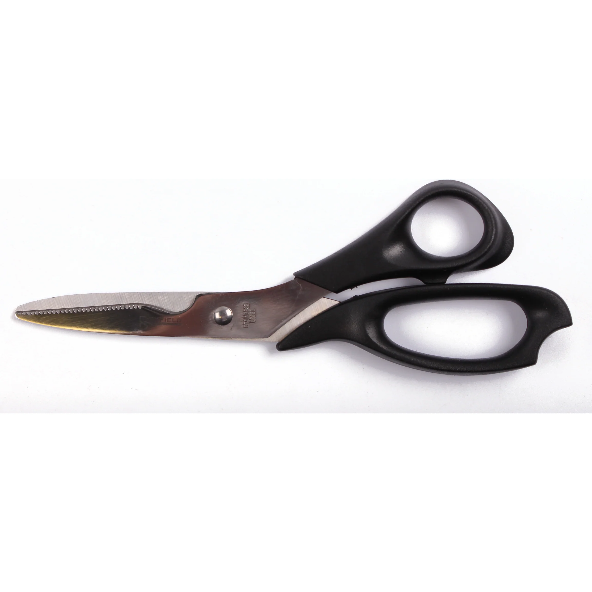 BEXFIELD Keuken – hobby – huishoud- schaar 16,5 cm rvs met zwart kunststof heft