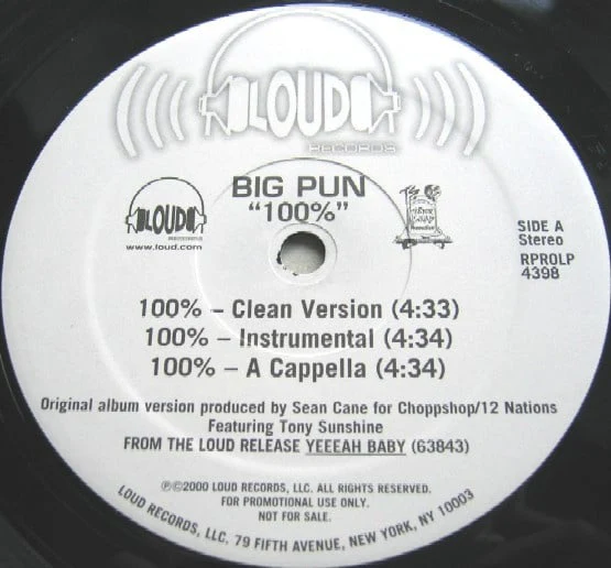 Big Pun – 100% (12″ Single) T60