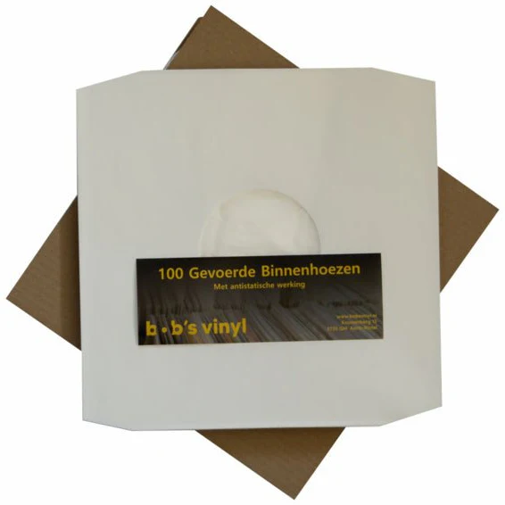 Binnenhoezen voor LP’s – met plastic voering – 100 stuks Binnenhoezen voor LP’s – met plastic voering – 100 stuks