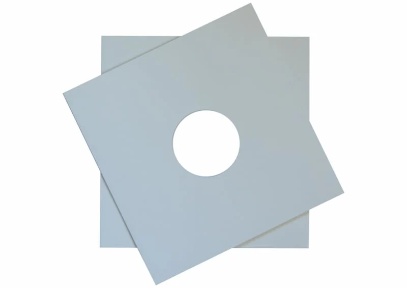 Blanco LP Hoezen met gat (wit) – 5 stuks Blanco LP Hoezen met gat (wit) – 5 stuks
