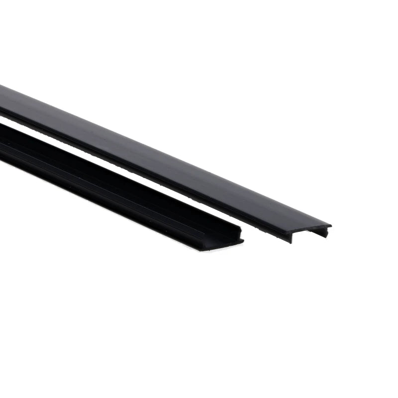 Blindplaat – 3-Fase Railverlichting – Zwart – 1 meter