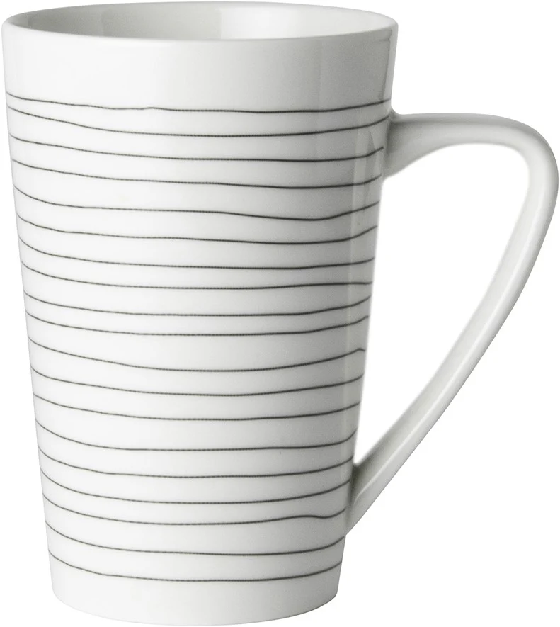 Bliss Beker XL Wit Streep 43 cl.