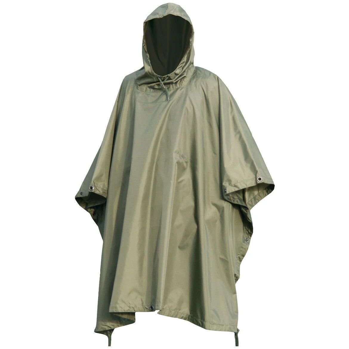 Merk leger stijl waterdichte regen ripstop poncho cape militair o.d olive green