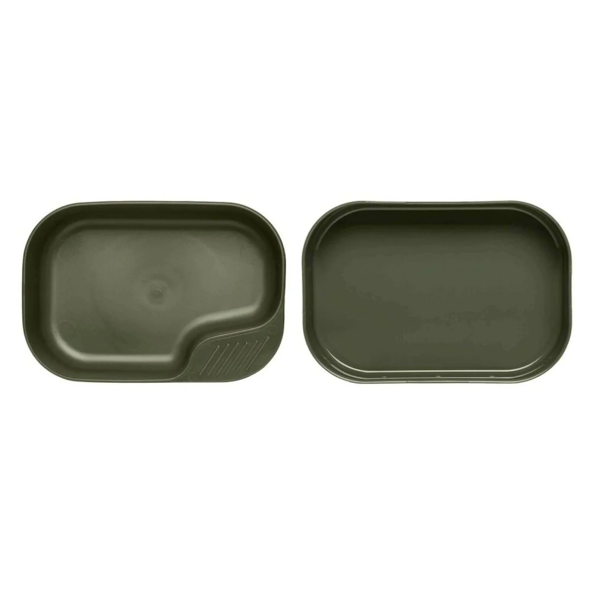 Merk Zweedse Wildo Camp A Box Only Olive Green Camping Kit -platen Lichtgewicht