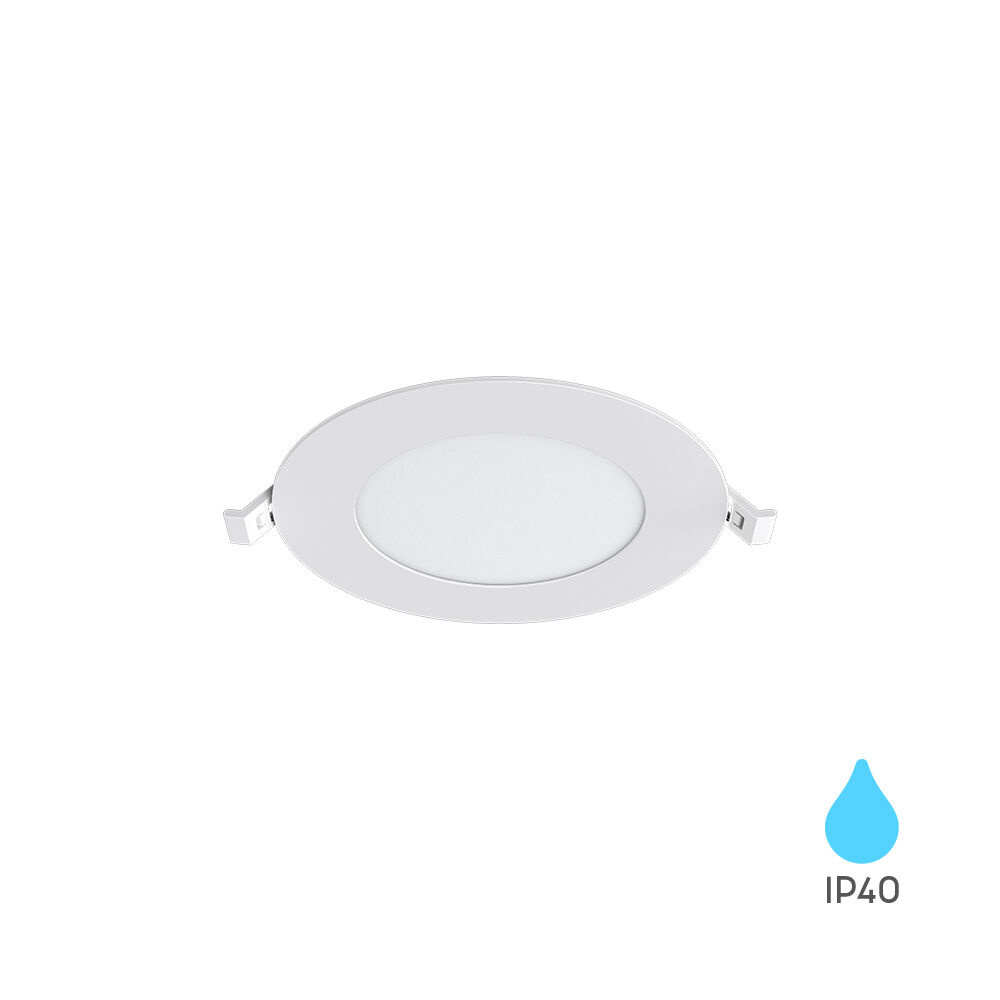 LED inbouwspot – 6W 470lm – 3000K – Rond – IP40