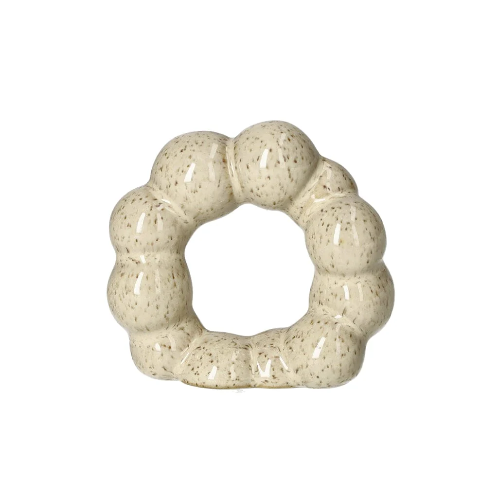 BYON – Napkin Rings Porto – Beige – 4 Pieces