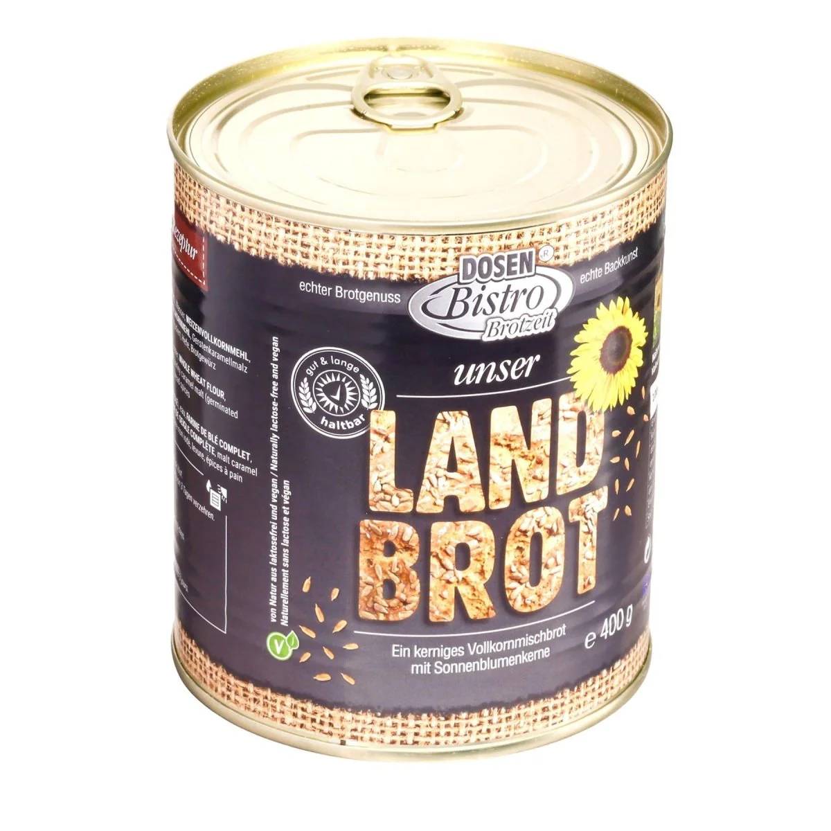 CONVAR DosenBistro Volkoren Gemengd Brood Lange Houdbaarheid Noodvoeding 400g