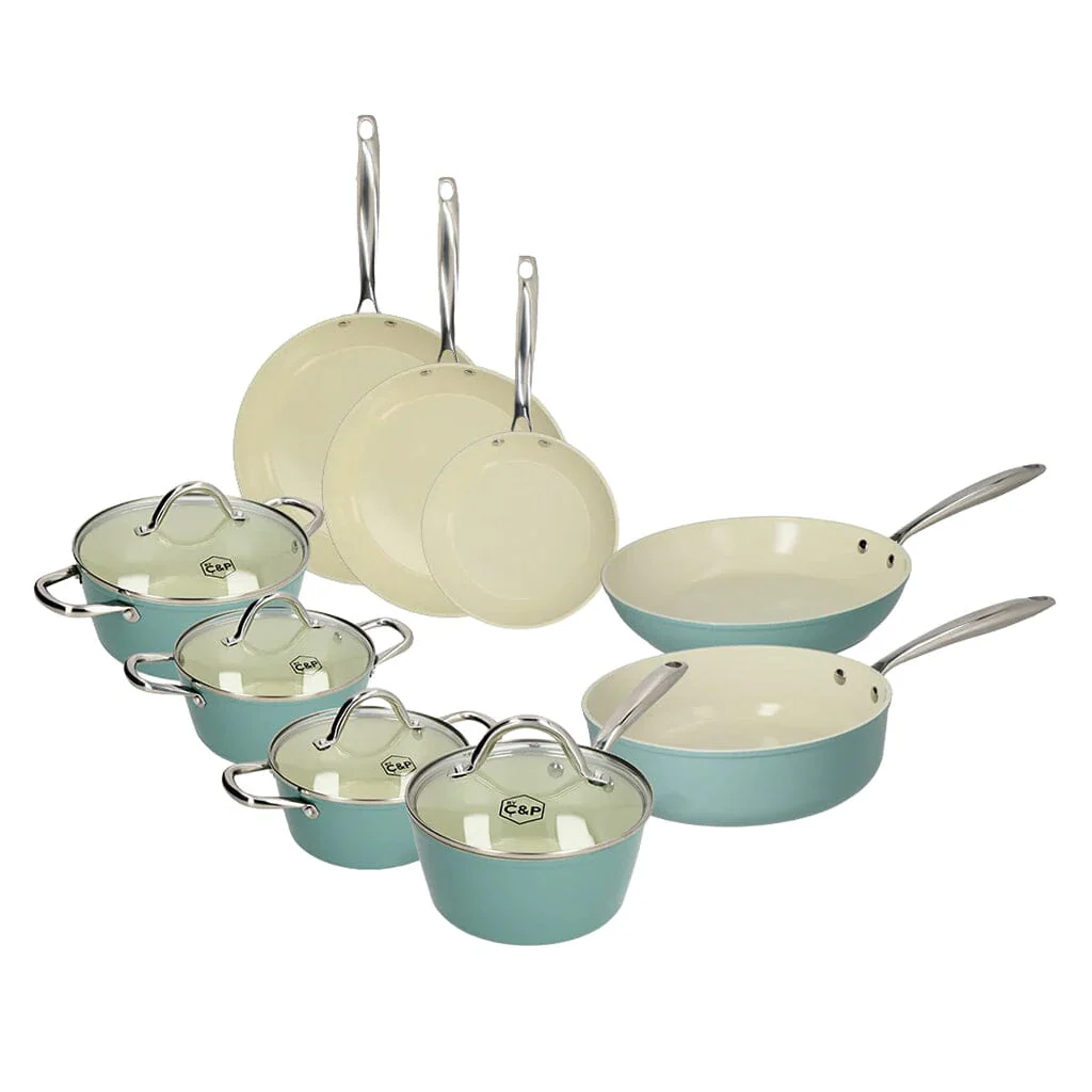 Cook & Pan – Go Blue Pan Set 9-piece