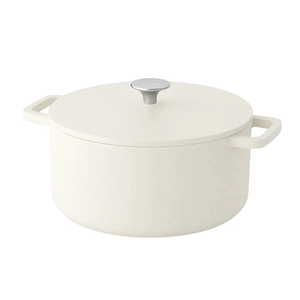Cook & Pan – Go Ivory Cast Iron Frying Pan 28 cm – 6.5 liters