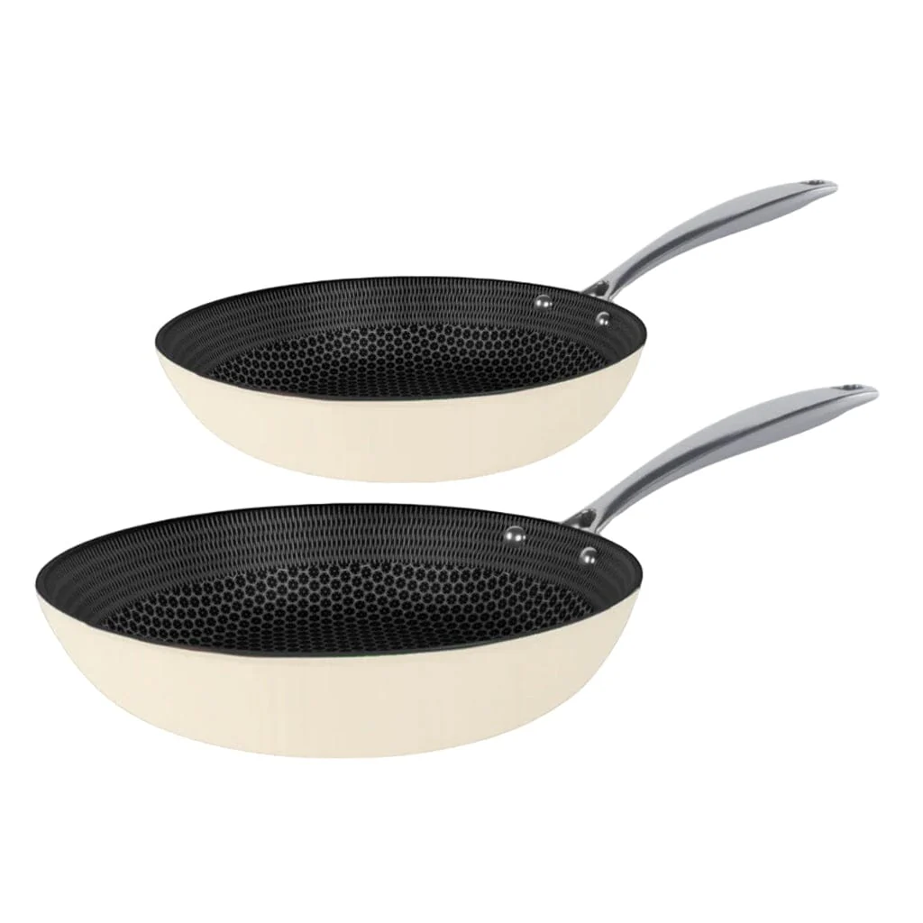 Cook & Pan – Honey Go Ivory Frying Pan Set 2-Piece