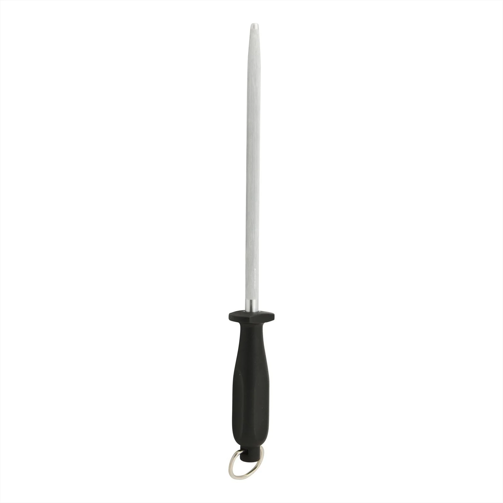 COUTEAUX aanzetstaal Chef-editie van Chroom-Vanadium staal slijp-lengte 26cm met zwart kunststof handvat