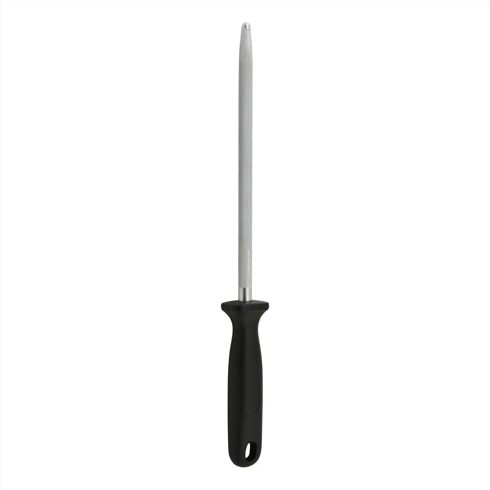 COUTEAUX aanzetstaal Home-editie van Chroom-Vanadium staal slijp-lengte 19,5cm met zwart kunststof heft